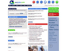 Tablet Screenshot of accjobs.com